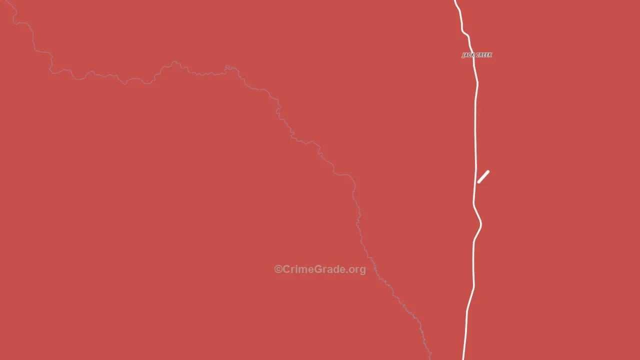 Tuscarora, NV Map of Arson Rates