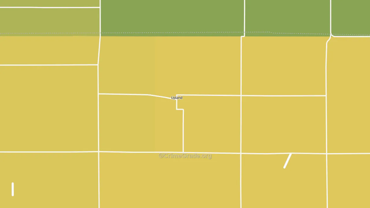 Upland, NE Map of Arson Rates