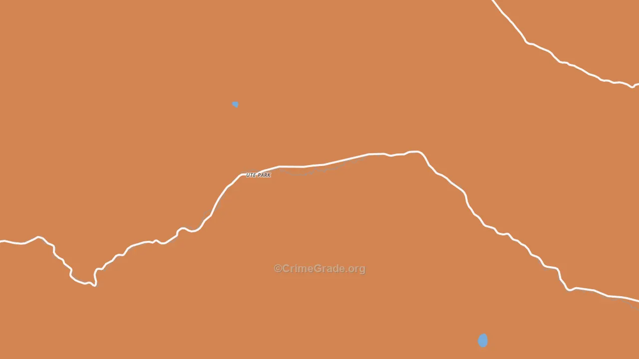 Ute Park, NM Map of Arson Rates