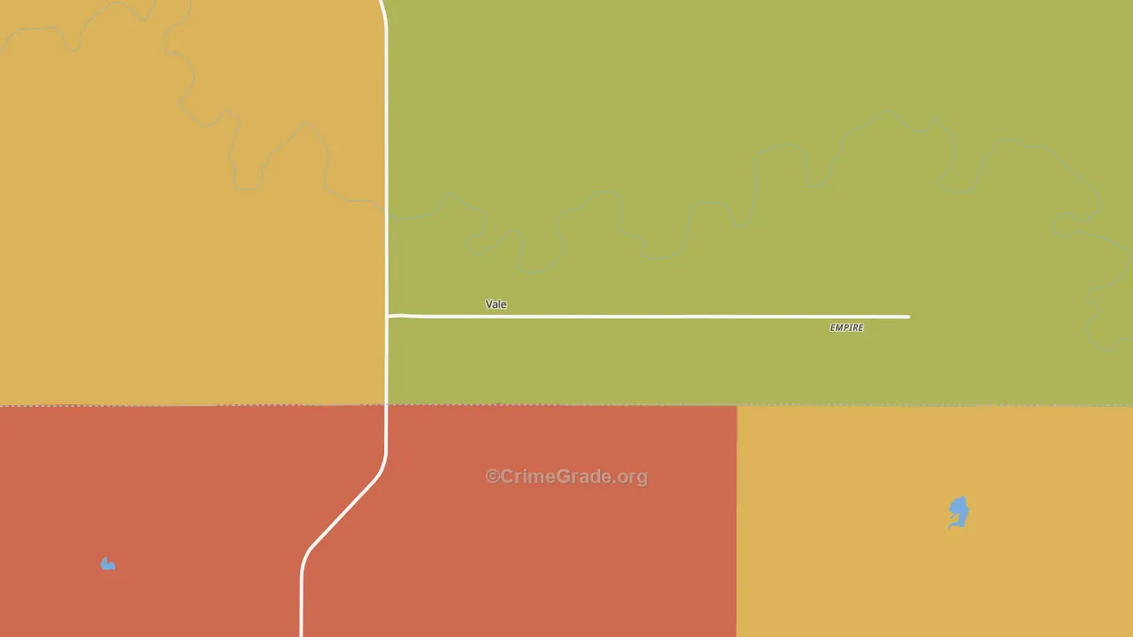 Vale, SD Map of Arson Rates