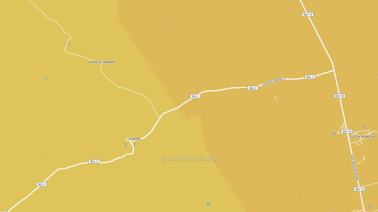 Vamori, AZ Map of Arson Rates