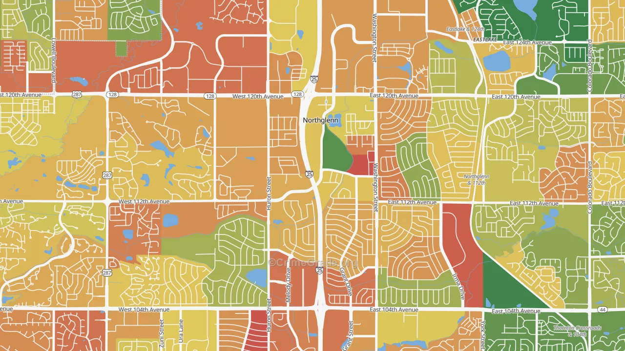 Village at North Hills, Northglenn, CO Map of Arson Rates