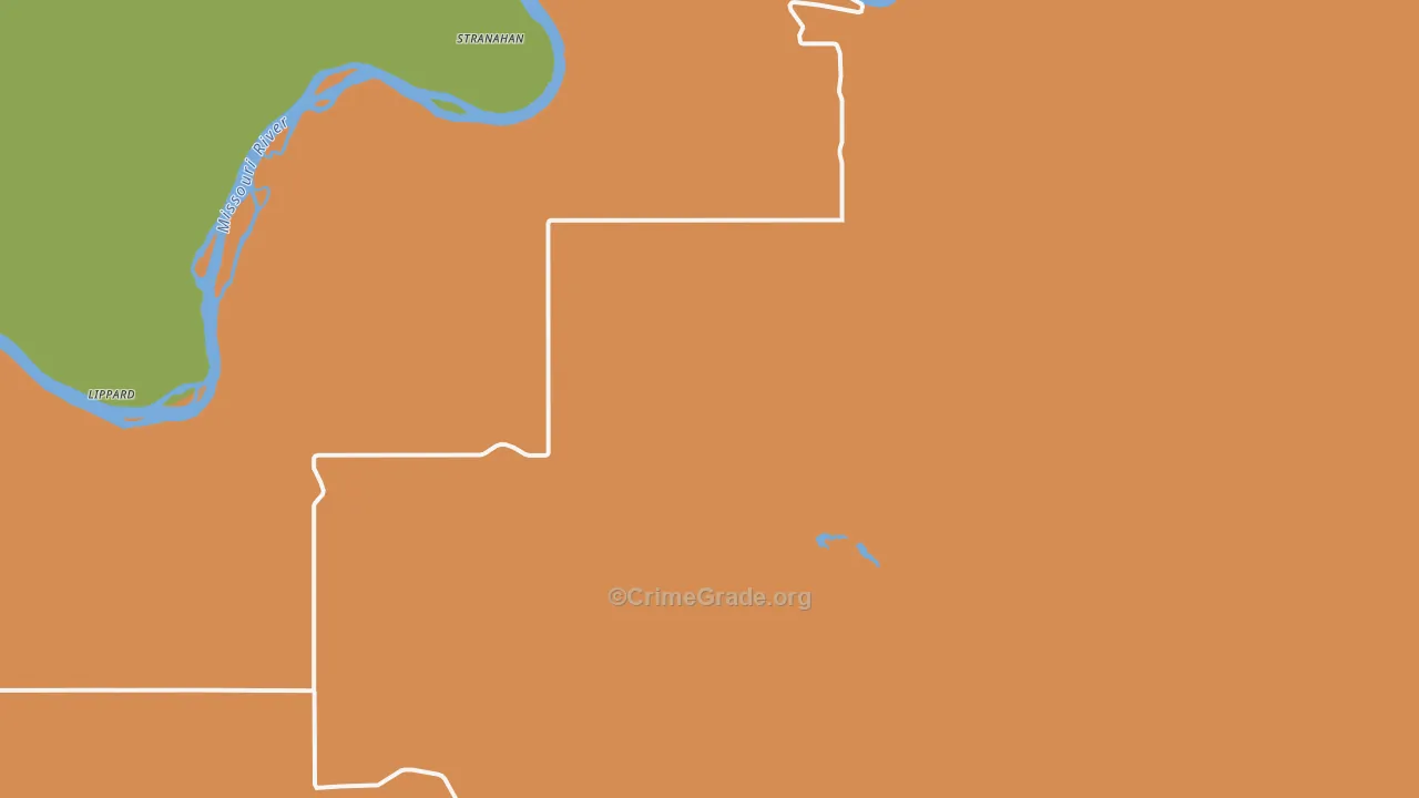 Virgelle, MT Map of Arson Rates