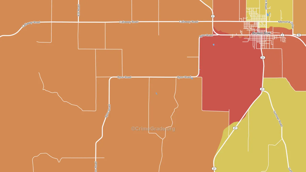 Weissert, NE Map of Arson Rates