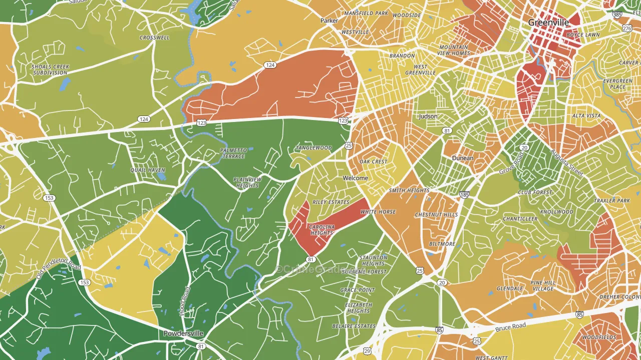 Welcome, SC Map of Arson Rates