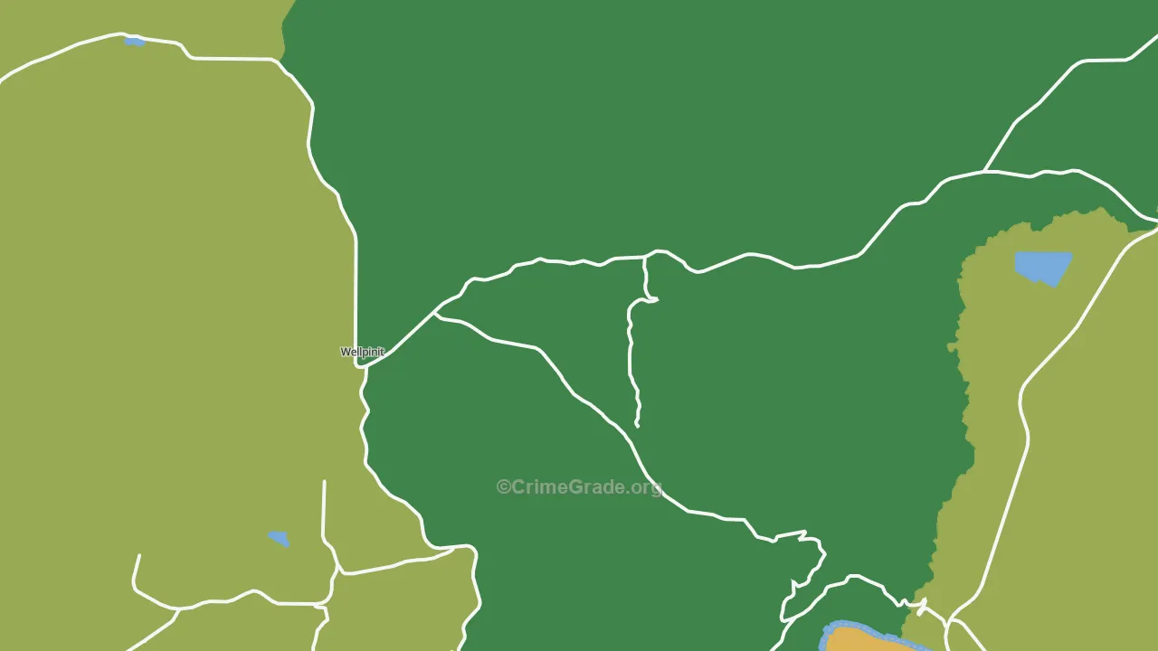 Wellpinit, WA Map of Arson Rates