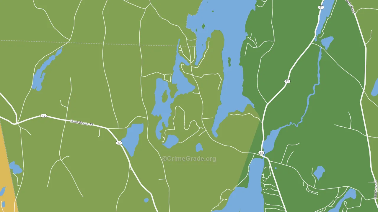 West Mount Vernon, ME Map of Arson Rates