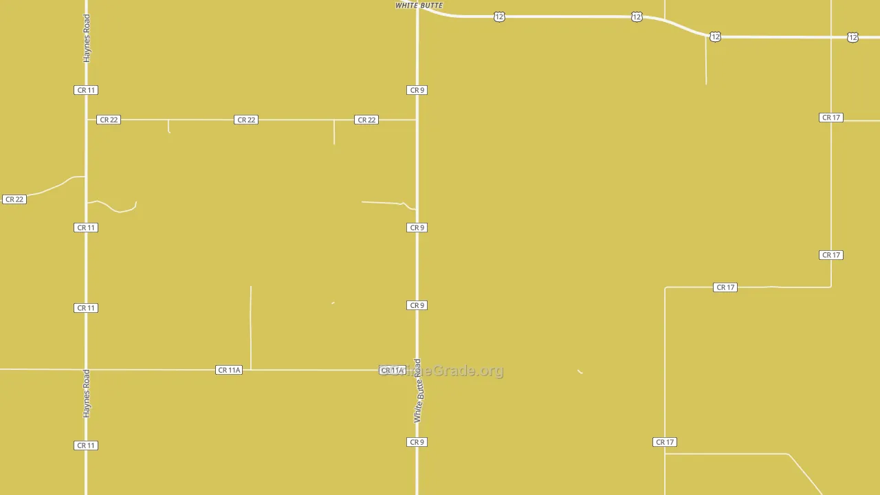 White Butte, SD Map of Arson Rates