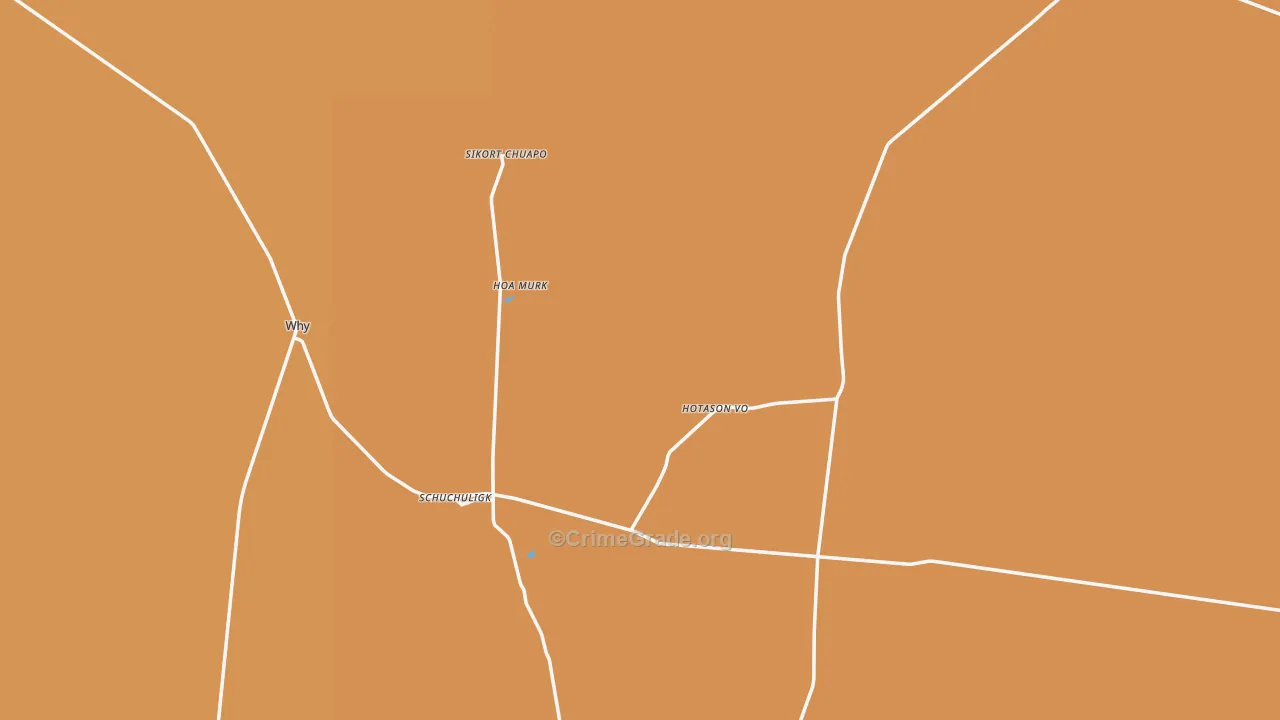 Why, AZ Map of Arson Rates