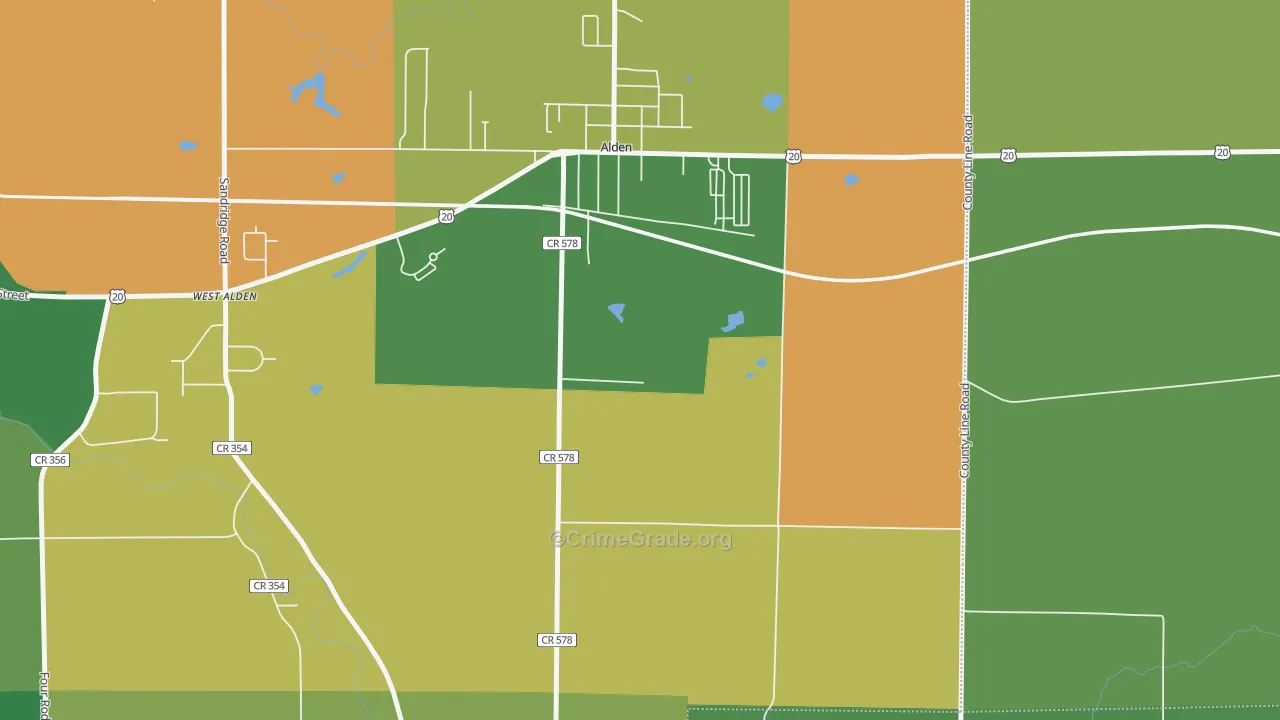Williston, NY Map of Arson Rates