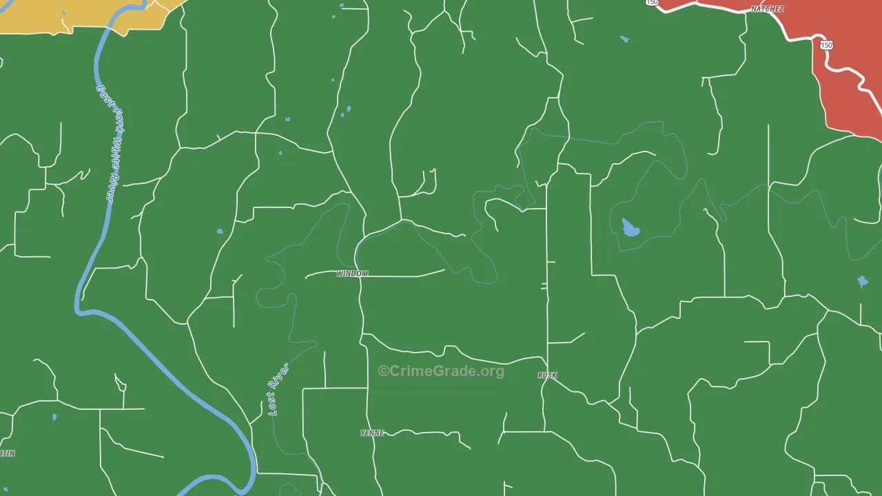 Windom, IN Map of Arson Rates