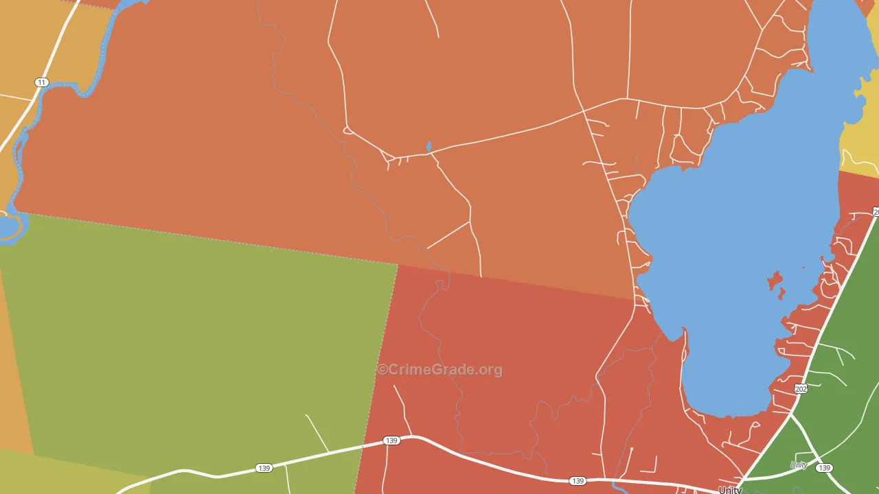 Winnecook, ME Map of Arson Rates