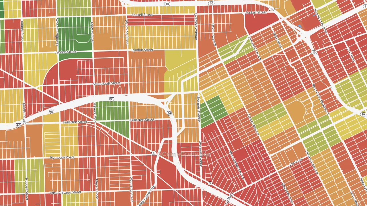 Winter Halter, Detroit, MI Map of Arson Rates
