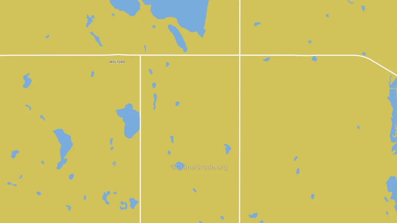 Wolford, ND Map of Arson Rates