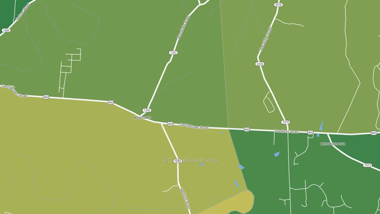 Woodlake, KY Map of Arson Rates