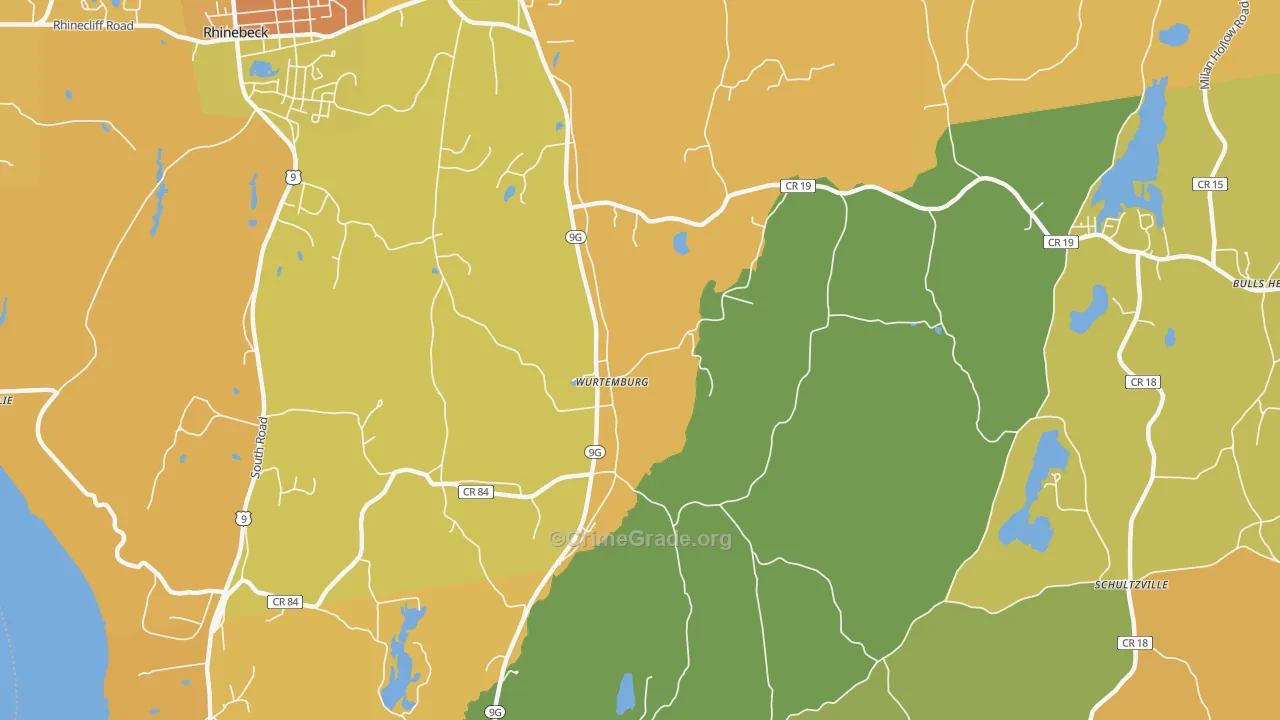 Wurtemburg, NY Map of Arson Rates