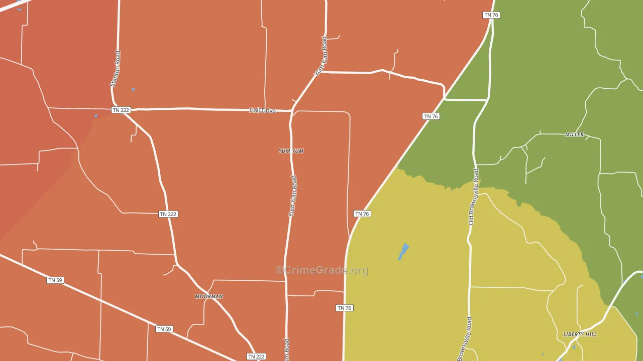 Yum Yum, TN Map of Arson Rates