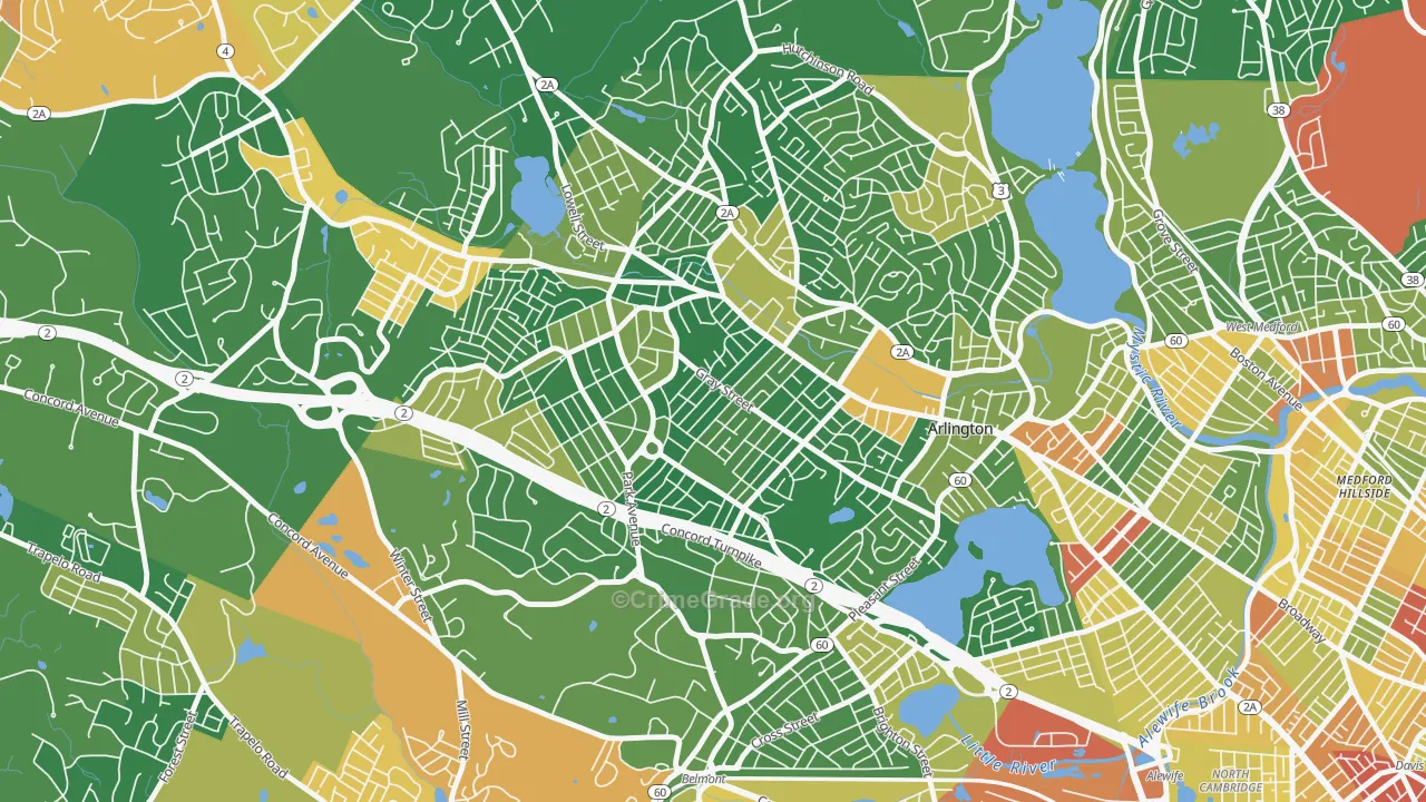 Rates and Maps | CrimeGrade.org