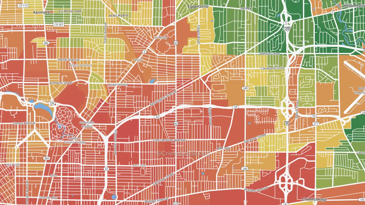 14215, NY Assault Crime Rates and Maps | CrimeGrade.org
