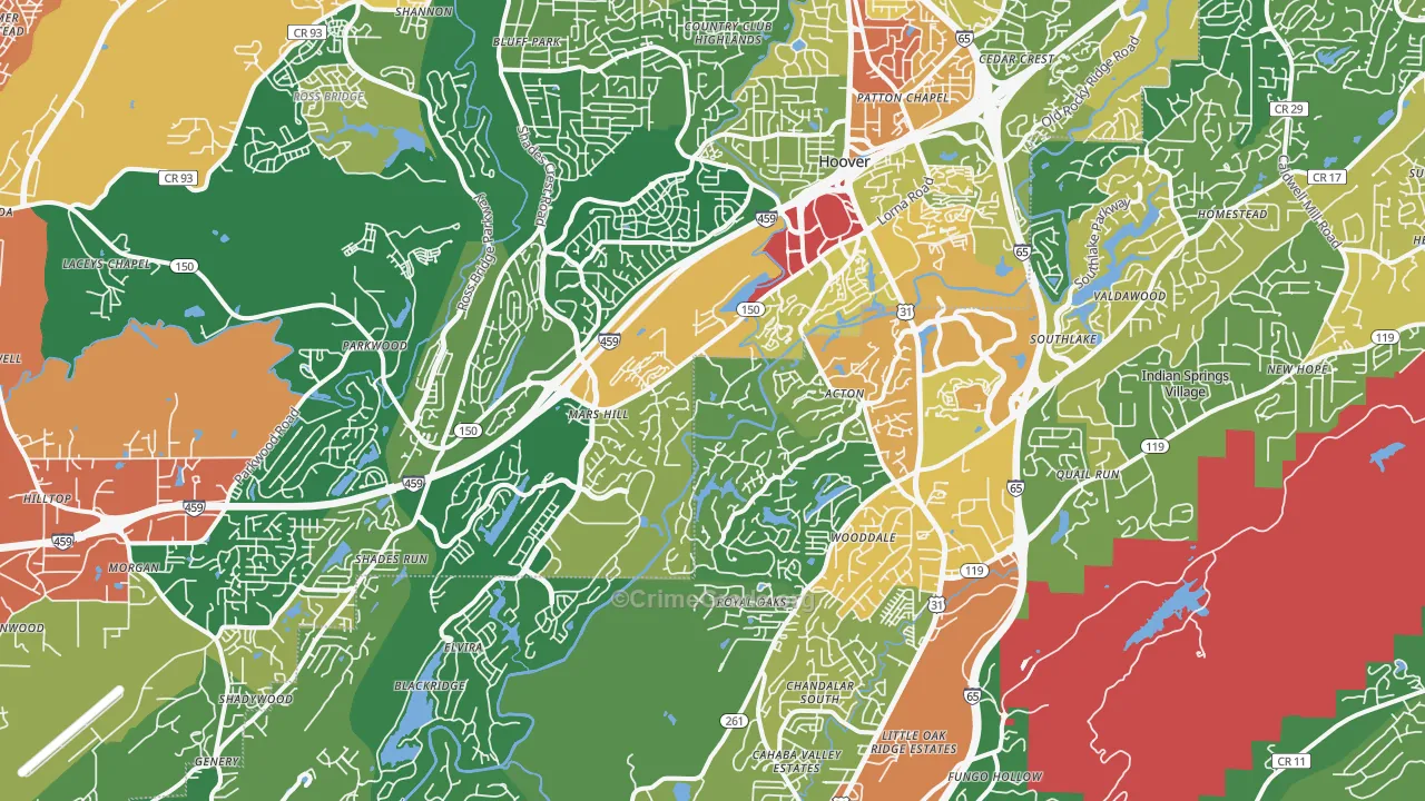 35244, AL Assault Crime Rates and Maps | CrimeGrade.org