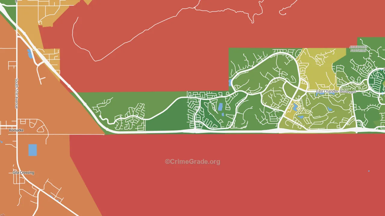 85045, AZ Assault Crime Rates and Maps | CrimeGrade.org