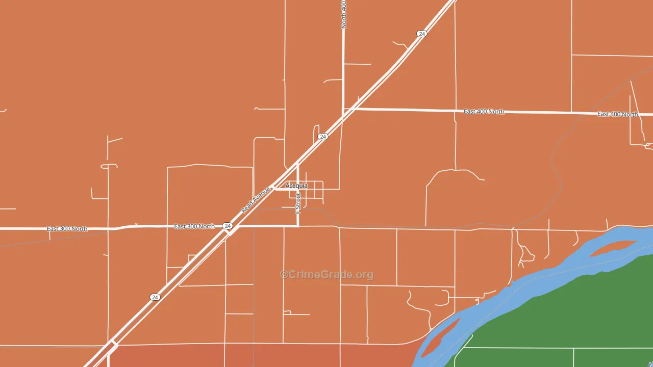 Acequia, ID Map of Assault Rates