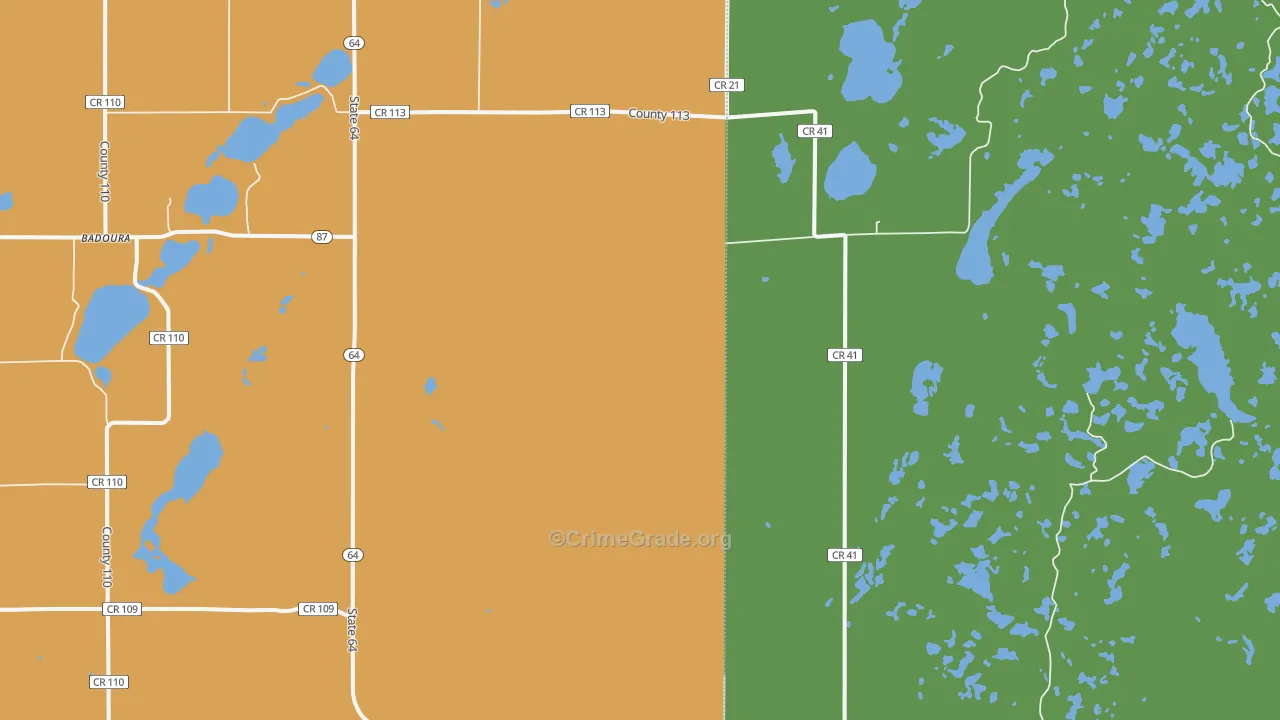 Ah Gwah Ching, MN Map of Assault Rates