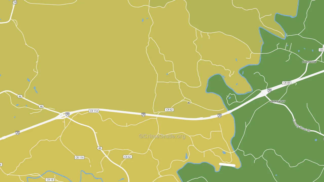 Ai, AL Map of Assault Rates