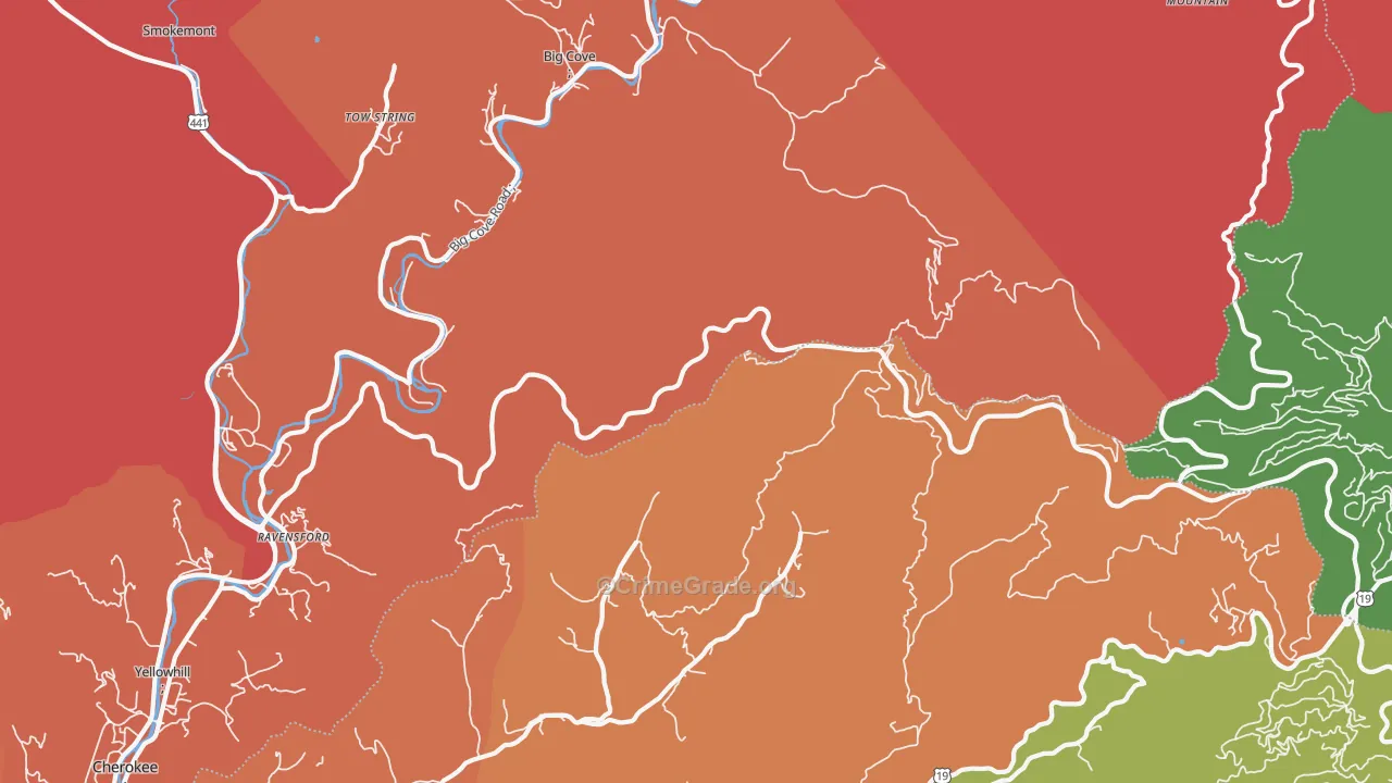 Airport, NC Map of Assault Rates