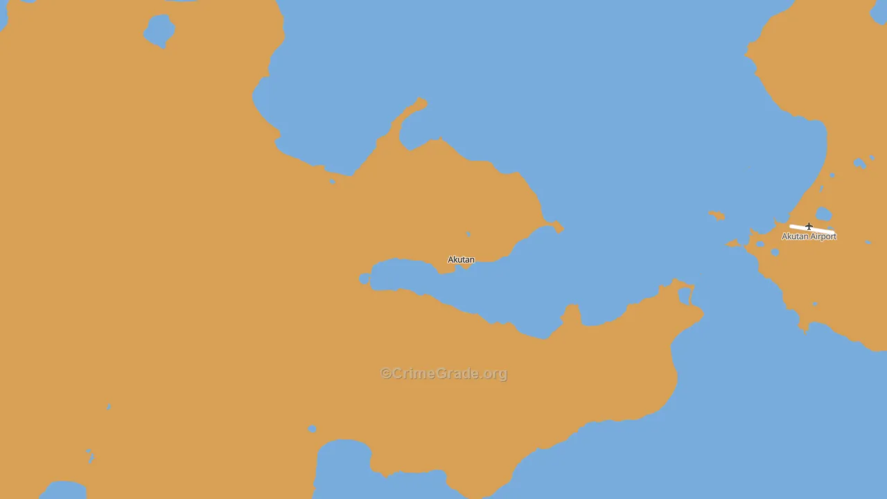 Akutan, AK Map of Assault Rates