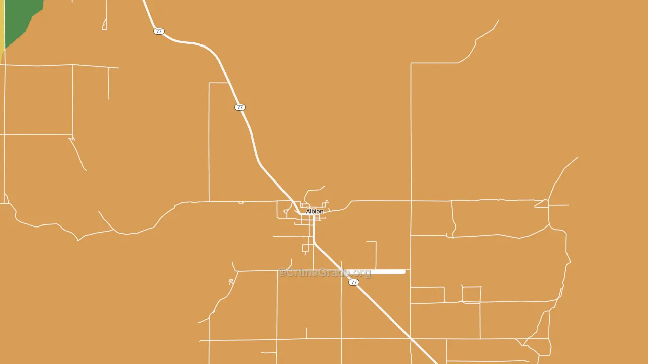 Albion, ID Map of Assault Rates