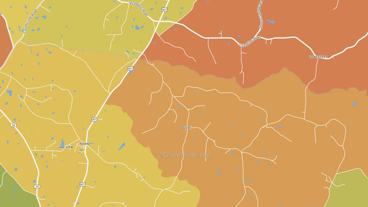 Alert, NC Map of Assault Rates