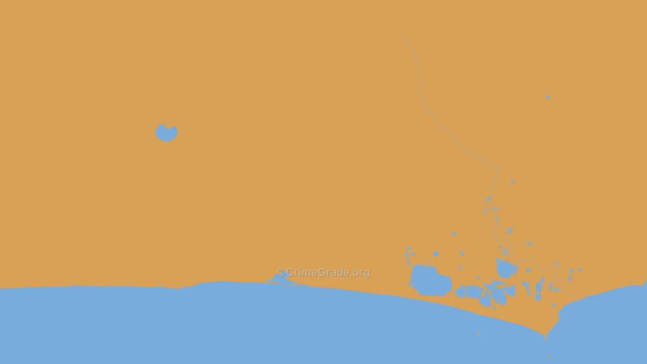 Aleutians East Borough, AK Map of Assault Rates