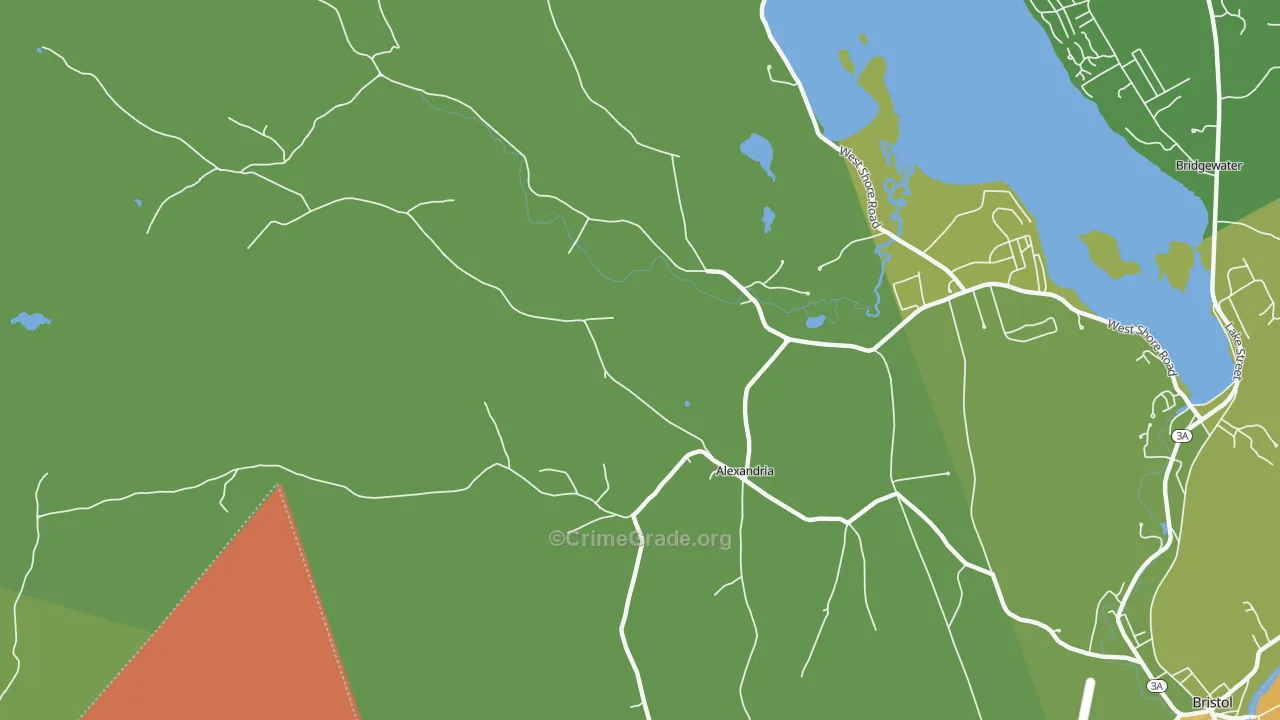 Alexandria, NH Map of Assault Rates