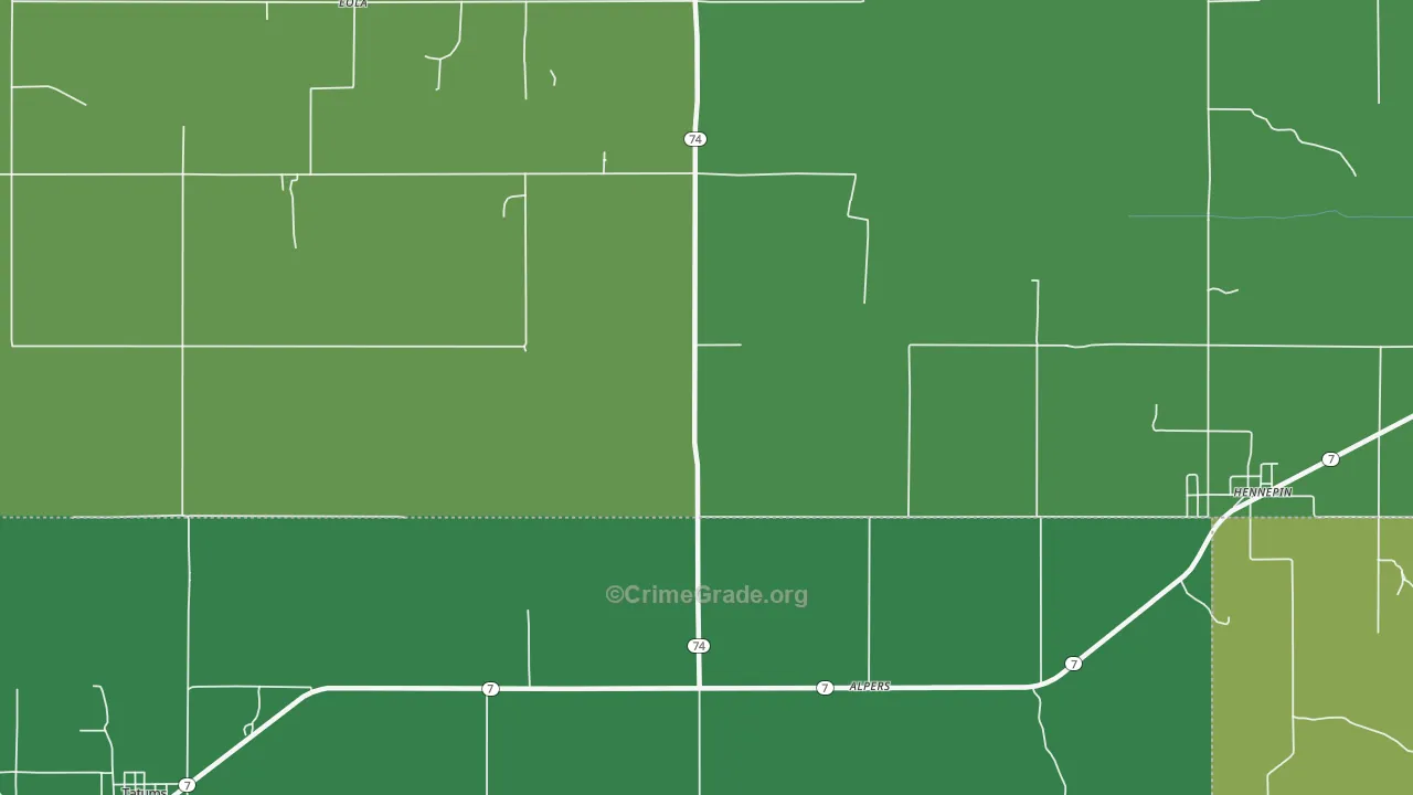 Alpers, OK Map of Assault Rates