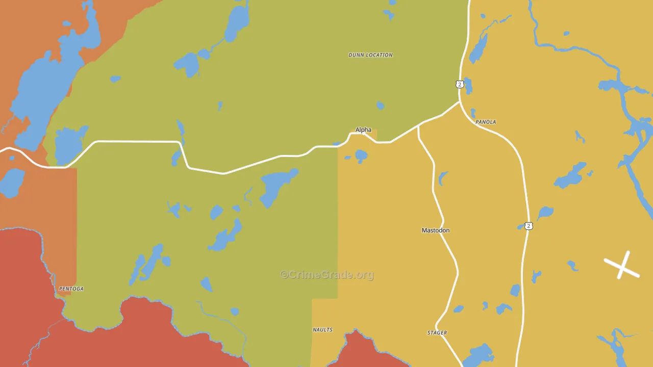 Alpha, MI Map of Assault Rates