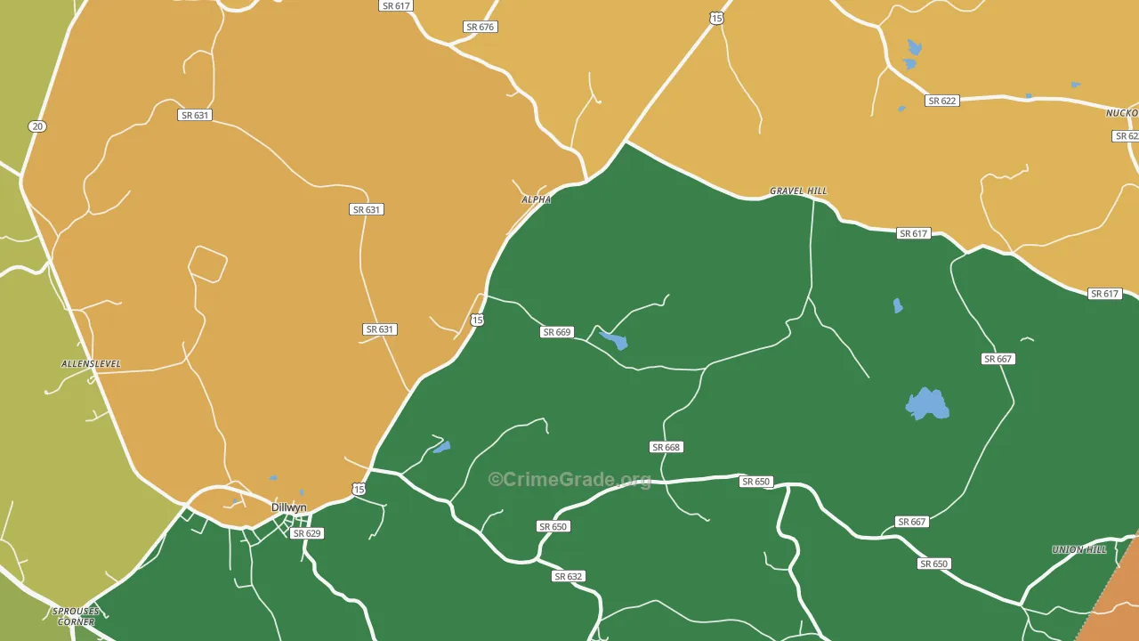 Alpha, VA Map of Assault Rates