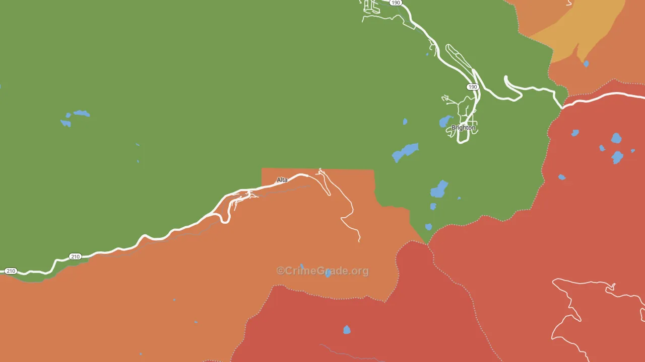 Alta, UT Map of Assault Rates