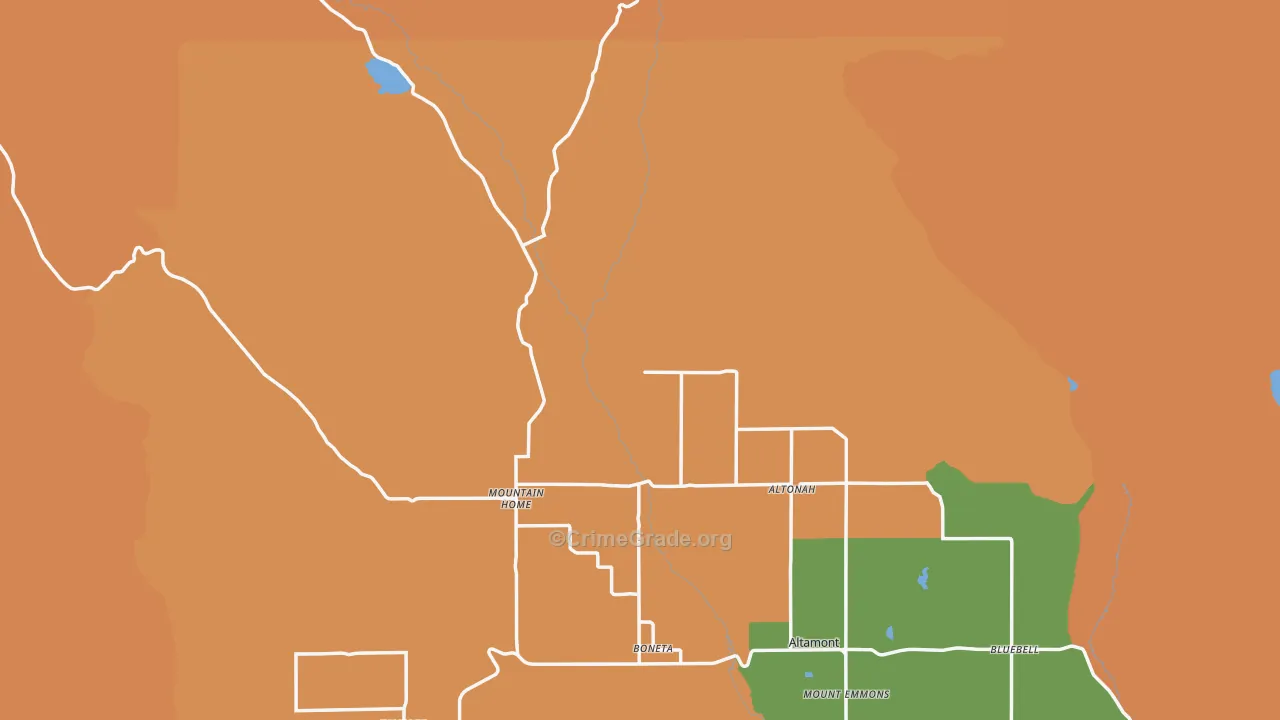 Altonah, UT Map of Assault Rates