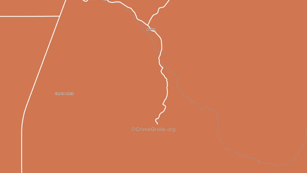 Amalia, NM Map of Assault Rates
