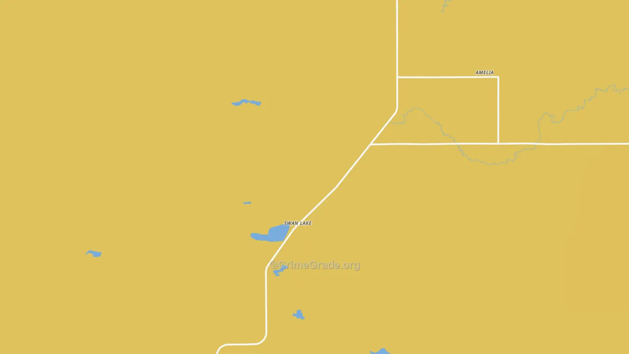 Amelia, NE Map of Assault Rates