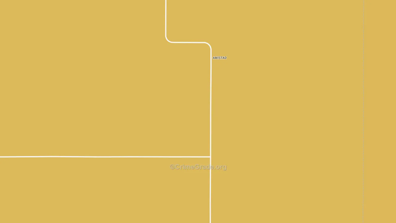 Amistad, NM Map of Assault Rates
