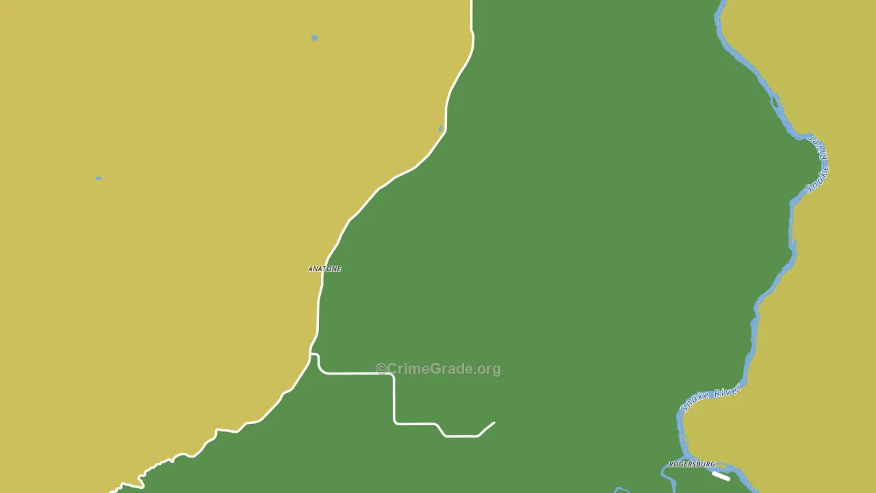 Anatone, WA Map of Assault Rates