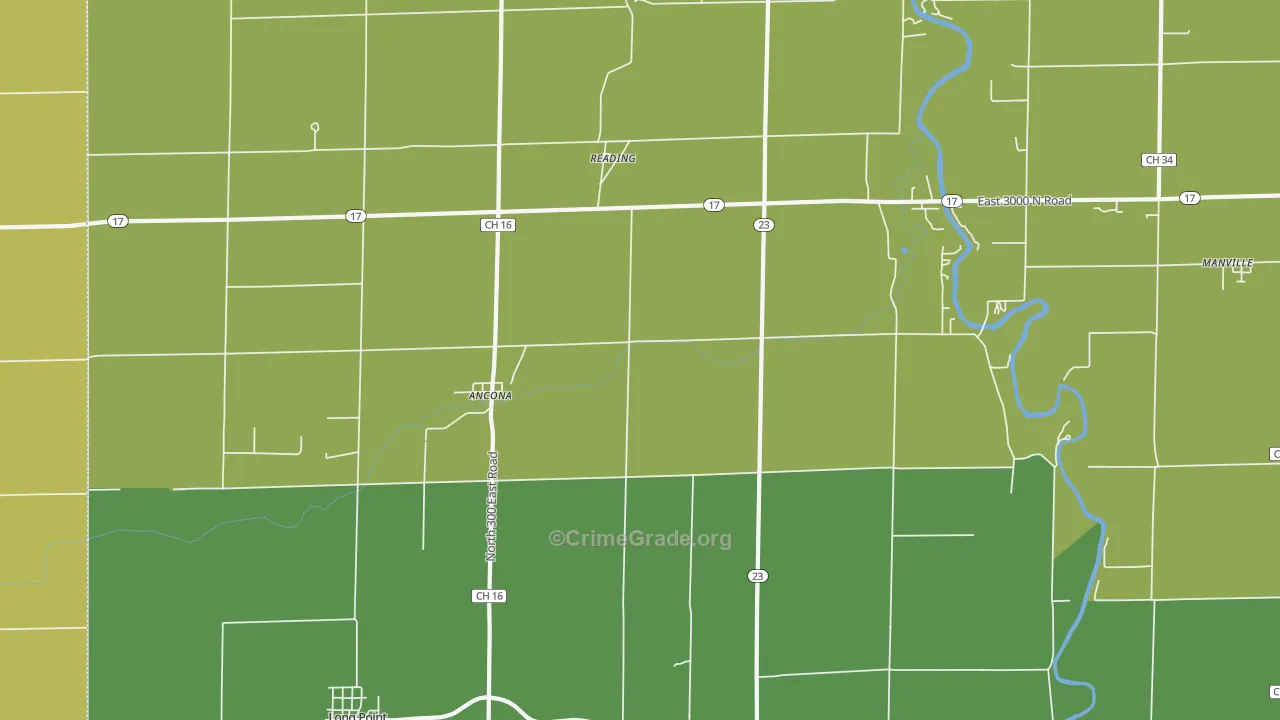 Ancona, IL Map of Assault Rates