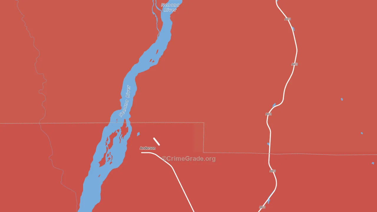 Anderson, AK Map of Assault Rates