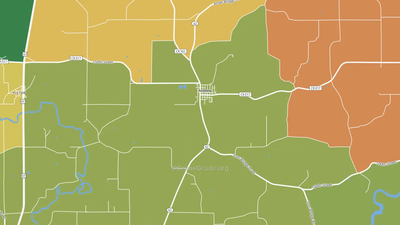 Andrew, IA Map of Assault Rates