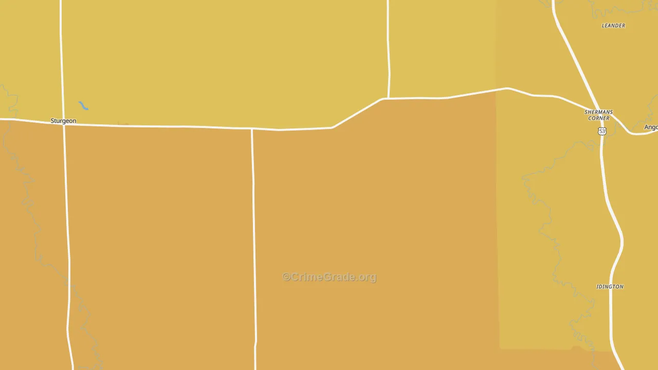 Angora, MN Map of Assault Rates
