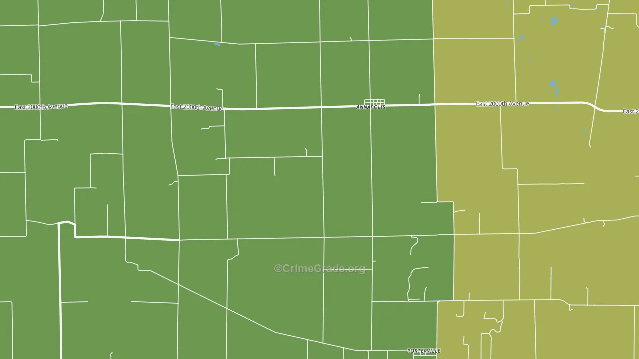 Annapolis, IL Map of Assault Rates