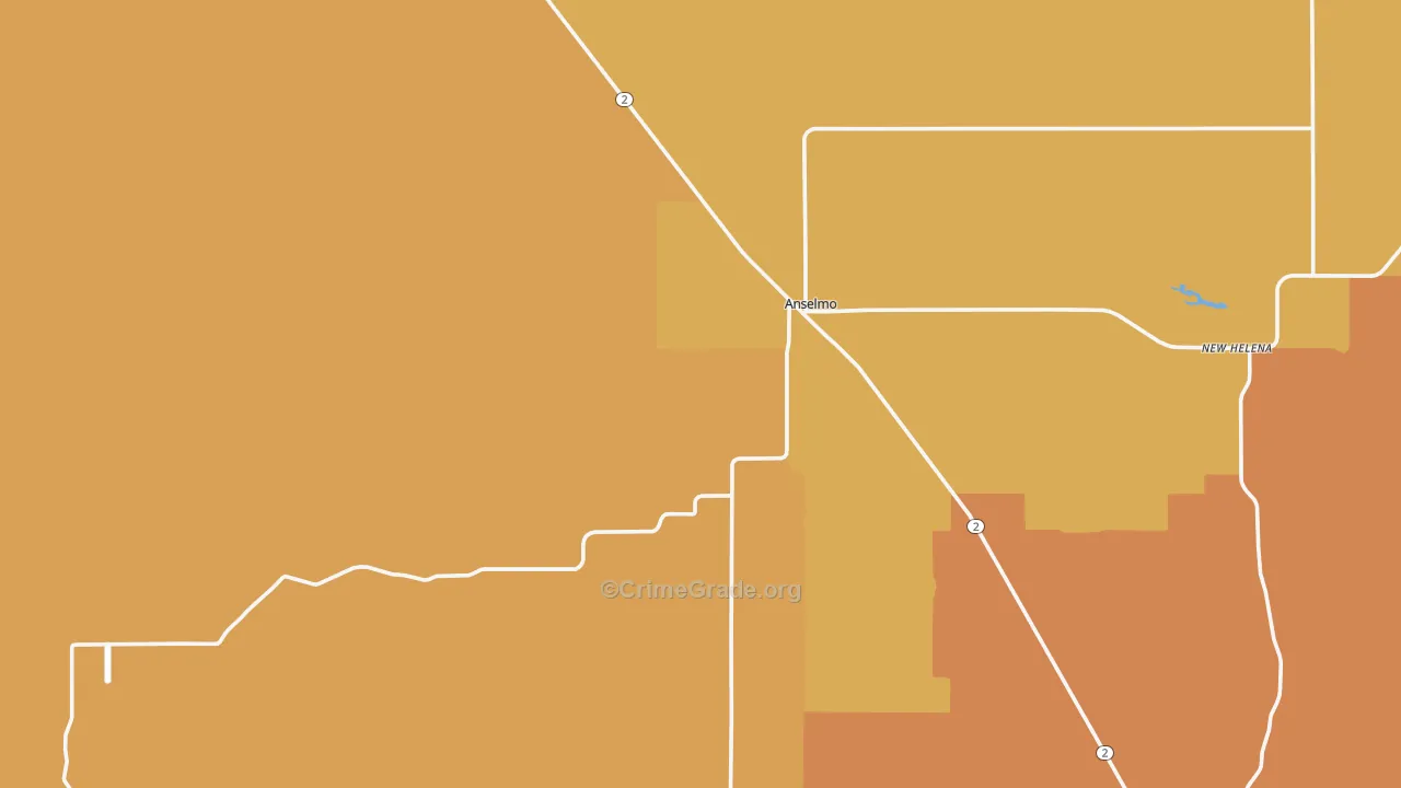 Anselmo, NE Map of Assault Rates