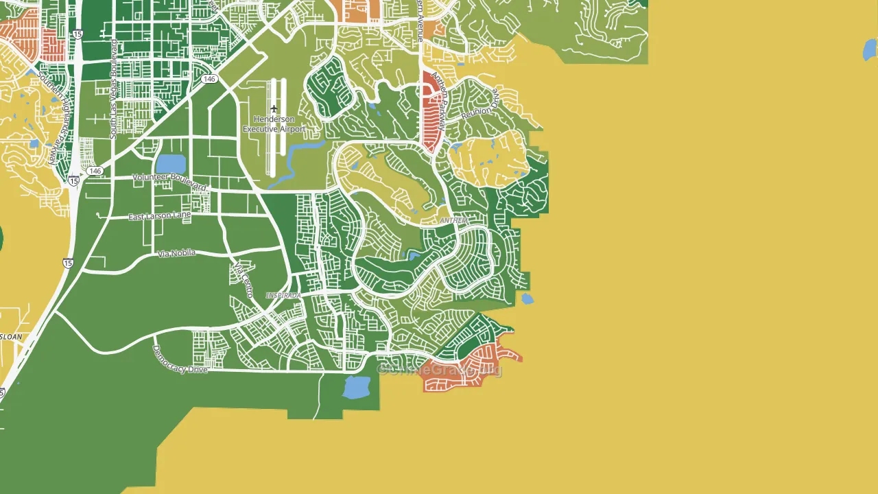 Anthem, Henderson, NV Map of Assault Rates